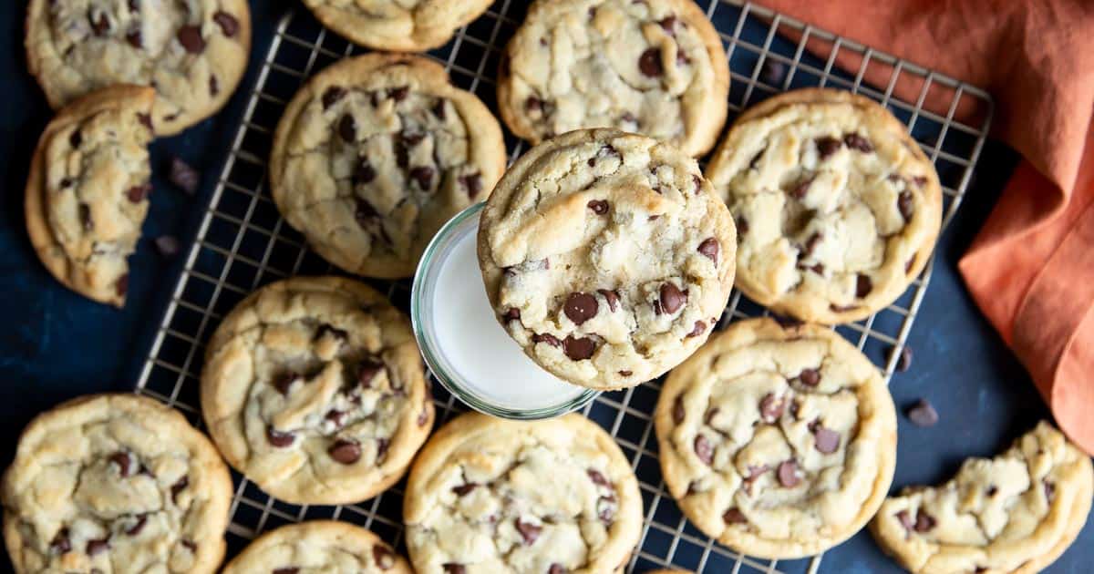 Chocolate Chip Cookies Without Brown Sugar (still chewy!)