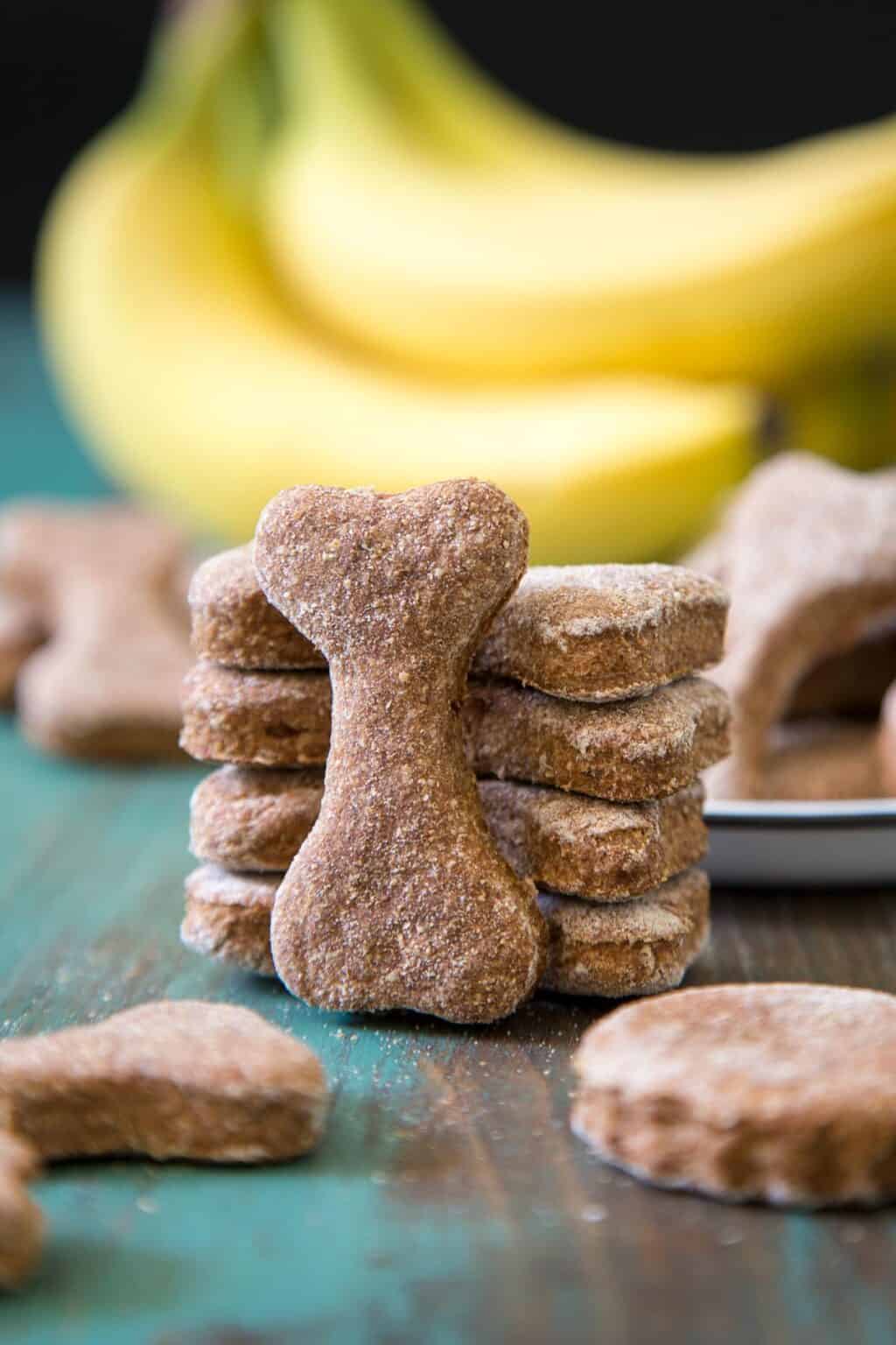 Image showcasing Peanut Butter Banana Dog Treats - Wild Wild Whisk