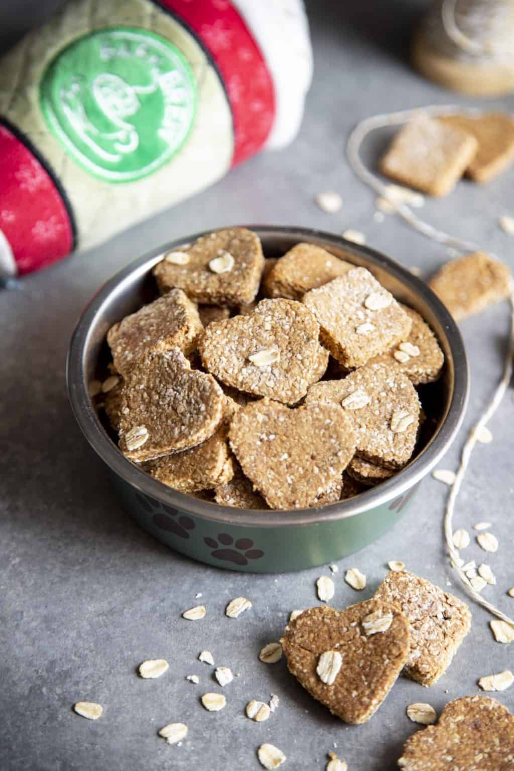 Picture of Peanut Butter Banana Oatmeal Dog Treats - Wild Wild Whisk
