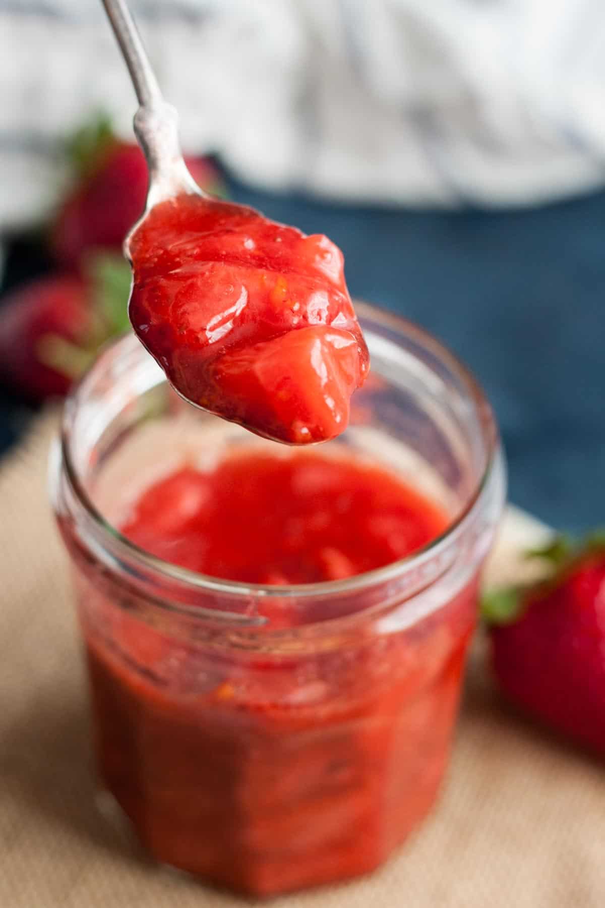 Strawberry Compote (or Strawberry Sauce) Wild Wild Whisk