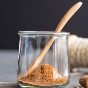 Apple Pie Spice in a jar.