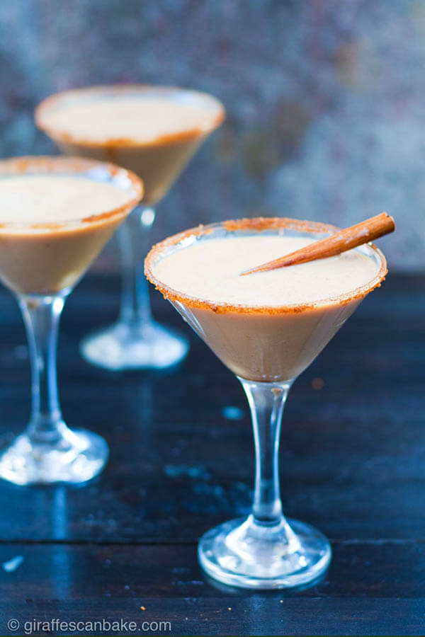 Thanksgiving dinner menu - Baileys Pumpkin Spice Espresso Martini from A Tipsy Giraffe