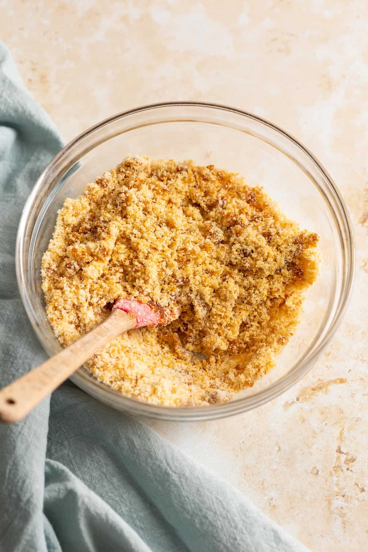 Molasses is incorporated more with granulated sugar, turning more brown.